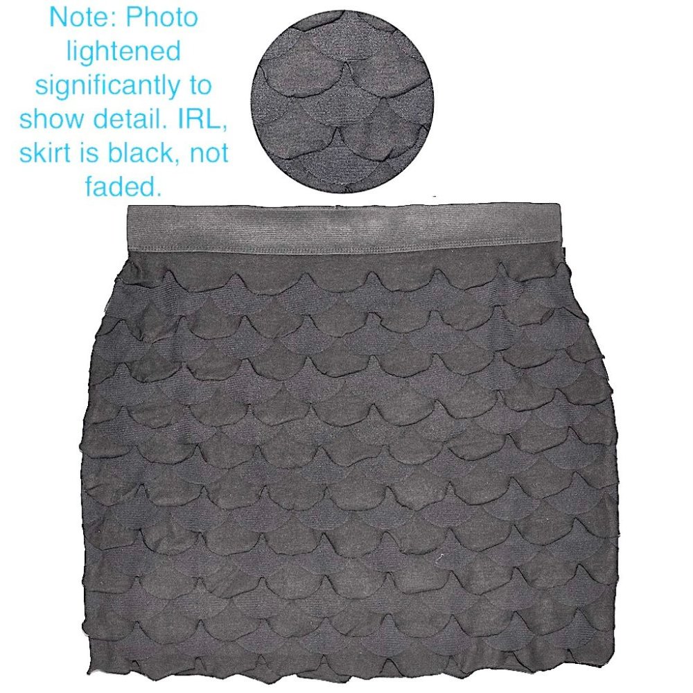 Kimchi Blue/UO Mermaid-Scale Tiered Mini Skirt